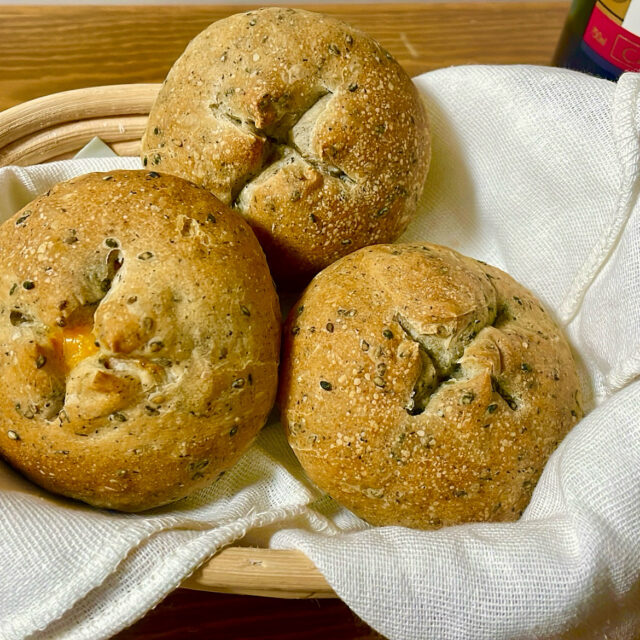 なつのパン 胡麻チーズフランス教室